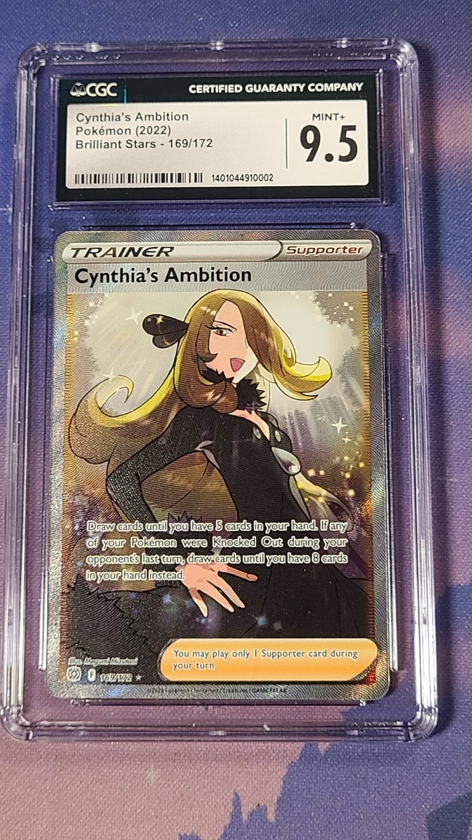 ●ONE BRILLIANT● CynthiaOB434Ivory Cynthia-OB434-Ivory Cynthia's Ambition (Full Art) 169/172 Swsh09: Brilliant