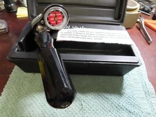 SNAP ON  TOOLS 1/4"  DIAL TORQUE DRIVER TQS4A 0-50 IN LBS VERY CLEAN WITH CASE