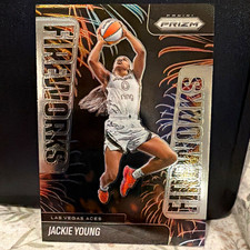 Panini Prizm WNBA Jackie Young Las Vegas Aces #4 2025 Basketball Fireworks