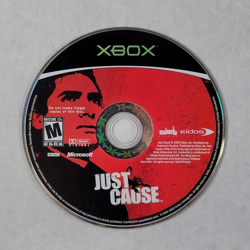 Just Cause - Loose Microsoft Original Xbox Disc