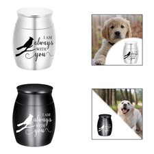 Urne funéraire multifonctionnelle en métal pour lapins, chats, chiens