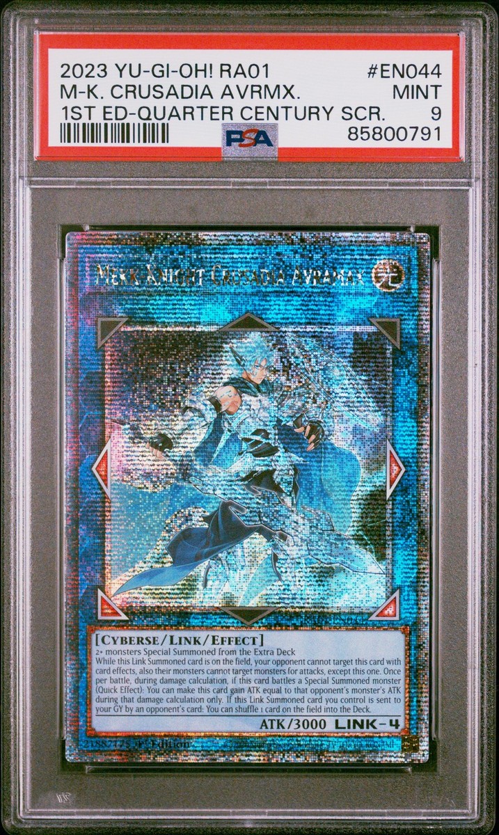Mekk-Knight Crusadia Avramax – RA01-EN044 – Quarter Century Secret Rare – 1st Edition Mekk-Knight Crusadia Avramax – RA01-EN044 – Quarter Century Secret Rare – 1st Edition