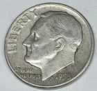 # C1420    U.S.   ROOSEVELT DIME    COIN,  1958-D
