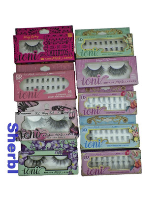 9 Pairs / Sets of IONI EYELASHES Eye Lashes New