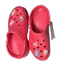 Rare Crocs Bae Clog   Dragon Fruit  Hot Pink Platform Official Factory Sample W8