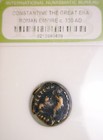 300 AD Ancient Roman Constantine The Great Bronze Coin NICE DETAILS w/  NR — photo 2