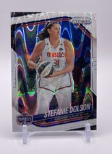 2025 Panini WNBA Prizm White Seismic #112 Stefanie Dolson Mystics