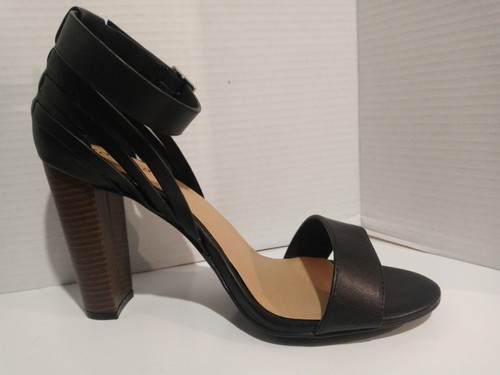 Torrid Black Woven Counter Taper Heels Womens Size 10.5 W - Picture 2 of 15