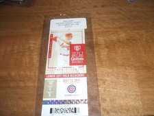 CUBS IAN HAPP MLB DEBUT 1ST HIT HR RUN RBI MINT SEASON TICKET 5/3/17