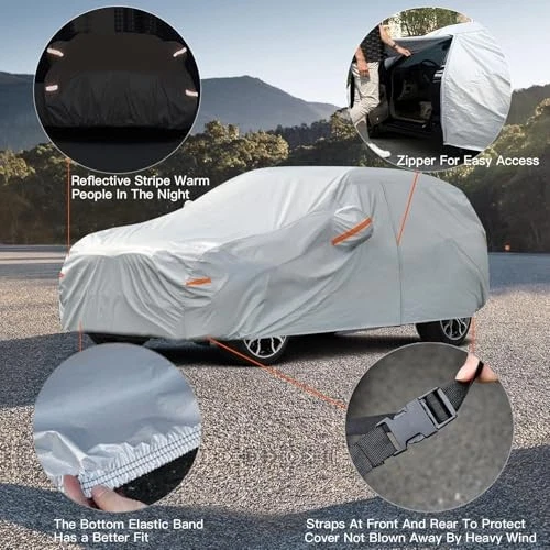 For Volvo V60 & BMW 3 Series Touring Waterproof Car Cover 6 Layers All Weather Foto 3 de 4