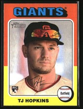 2024 Topps Heritage TJ Hopkins Rookie #628 RC San Francisco Giants