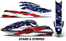 Jet Ski Graphics Stickers Decals For Kawasaki 750SX SXR 1992-1998 Stars & Stripe