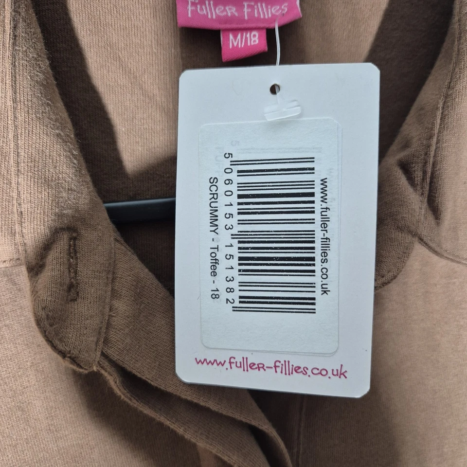 Women's Fuller Fillies Scrummy Shirt Size 18 BNWT Toffee - Imagem 4 de 4