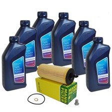 6L ORIGINAL BMW Motoröl SAE 5W-30 mit MANN Ölfilter HU721/5x BMW 1er 3er X1 E60