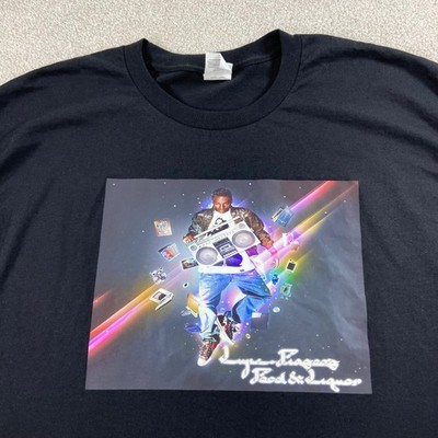 Lupe Fiasco Food & Liquor T-Shirt Mens XL Black Graphic Rap Tee