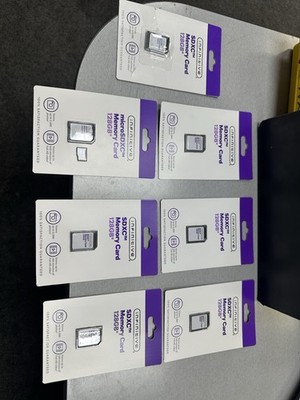 7 BRAND NEW SEALED infinitive microSDXC  Memory Cards 128GB