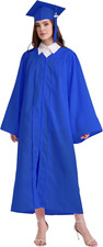 Unisex Matte Graduation Cap and Gown 2026 Tassel Set for High School College Gr