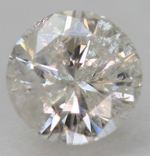 0.32 Carat I SI2 Round Brilliant Natural EARTH MINED Loose Diamond 4.4mm W VIDEO