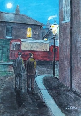 Original Gemälde ''The Day is Done'' Northern Art von Finbar Stevens