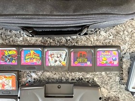 Sega Game Gear - Works, Recapped, 14 Games, Clean Shell, Power Supply + more