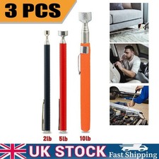 3X MAGNETIC PICK UP TOOL 2/5/10 LBS TELESCOPIC LONG REACH EXTENDING MAGNET PEN