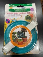 CLOVER 4 1/2" JUMBO Pompom Maker Kit -Crafting Yarn