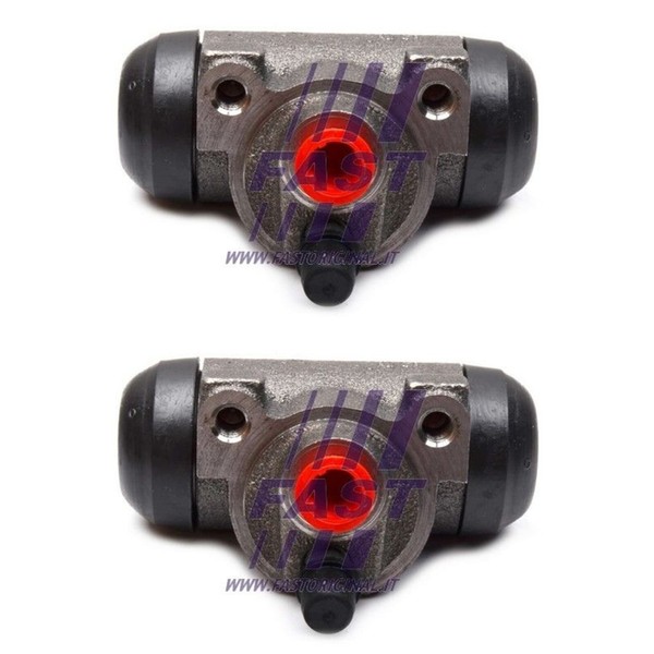 2X Fast Radbremszylinder Passend FÜR Fiat Doblo Idea Panda Punto Lancia Musa Y-image