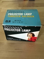 Sylvania Projector Lamp Bulb ELH 300 Watts 120 Volts Unused 35 Hours Vintage