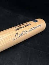 Ted Williams HOF Signed Autographed Baseball Bat Green Diamond Hologram
