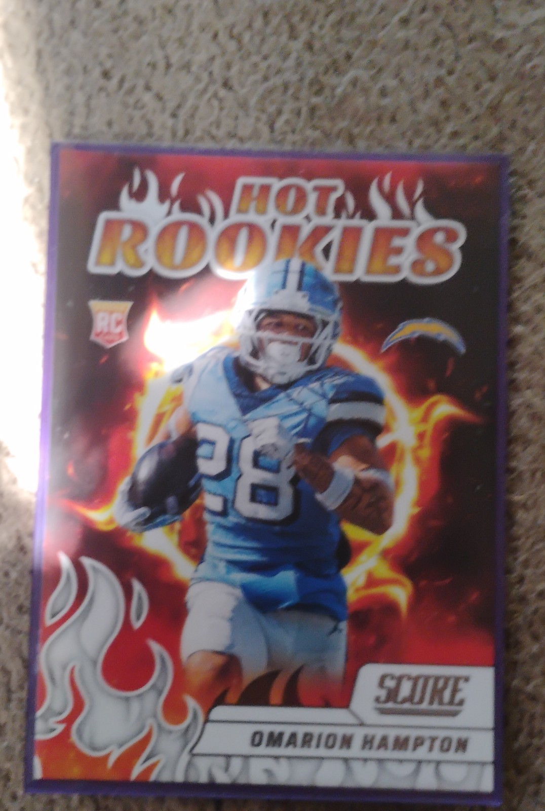2025 Score - Rookies Omarion Hampton #37 Artist's Proof /35 (RC)