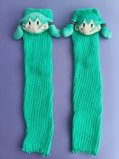 Hatsune Miku Cosplay Leg Warmers Vocaloid Anime Knitted Leg Warmers 40cm