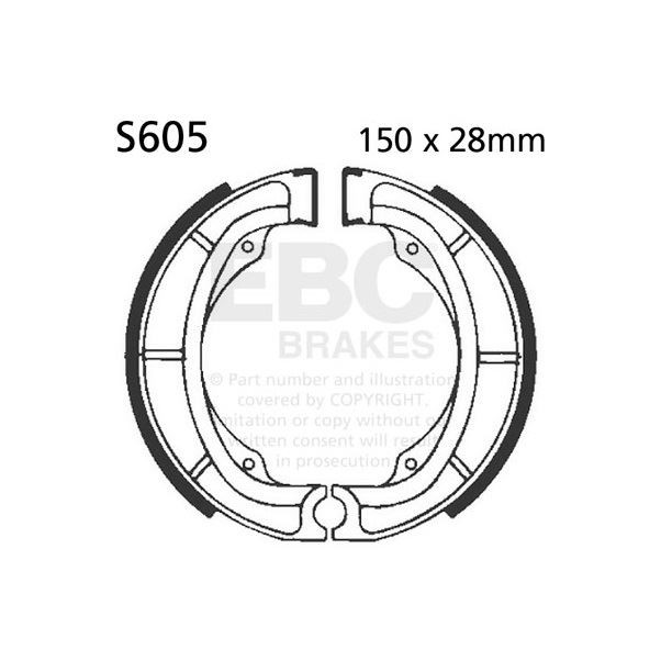 EBC Brake Shoe Set (5) - S605
