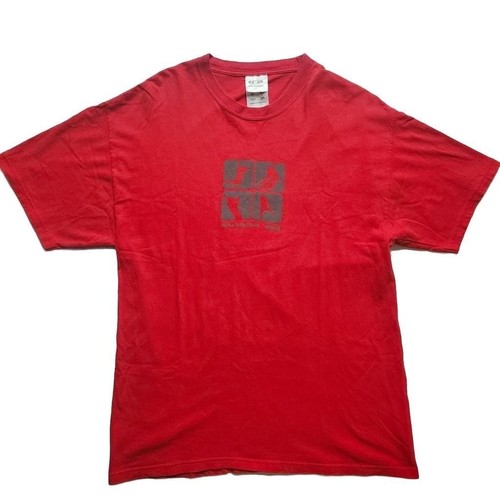 Salomon, Salomon Vintage Red T-Shirt with Sport Quad Graphic Large