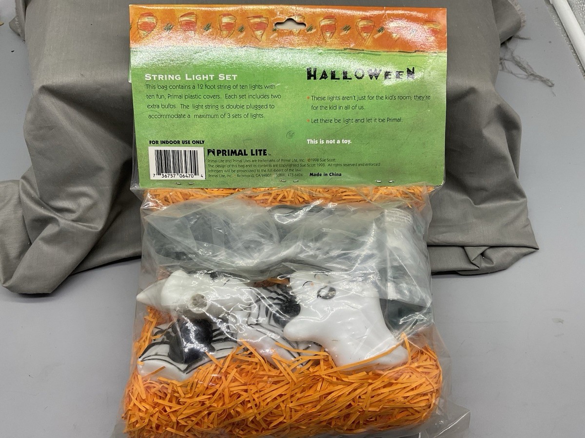 Halloween String Lights - 2 sets- 12 feet each - Primal Lites - | eBay display picture 1