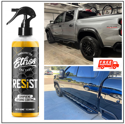 RESIST Graphene Spray Coating - UV Ceramic Coating for Cars - 2-in-1 Hybrid 16oz
