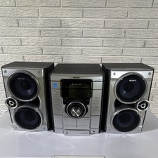 Sony MHC-GX355 Mini Hi-Fi 3-CD Changer AM/FM MP3 Cassette CD w/SS-GX555 Speakers