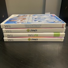 Nintendo Wii Fitness Workout Video Game Zumba DDR Wii Fit Wii Video Games