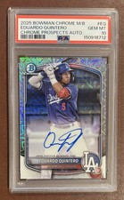 2025 Bowman Chrome - Mega Box Chrome Prospect Mojo Autographs Eduardo...