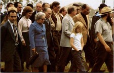 President Carter Amy Menachem Begin Anwar Sadat Gettysburg Battlefield Postcard