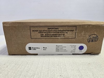 Bambu Lab PLA Basic Purple Filament 10700 - New