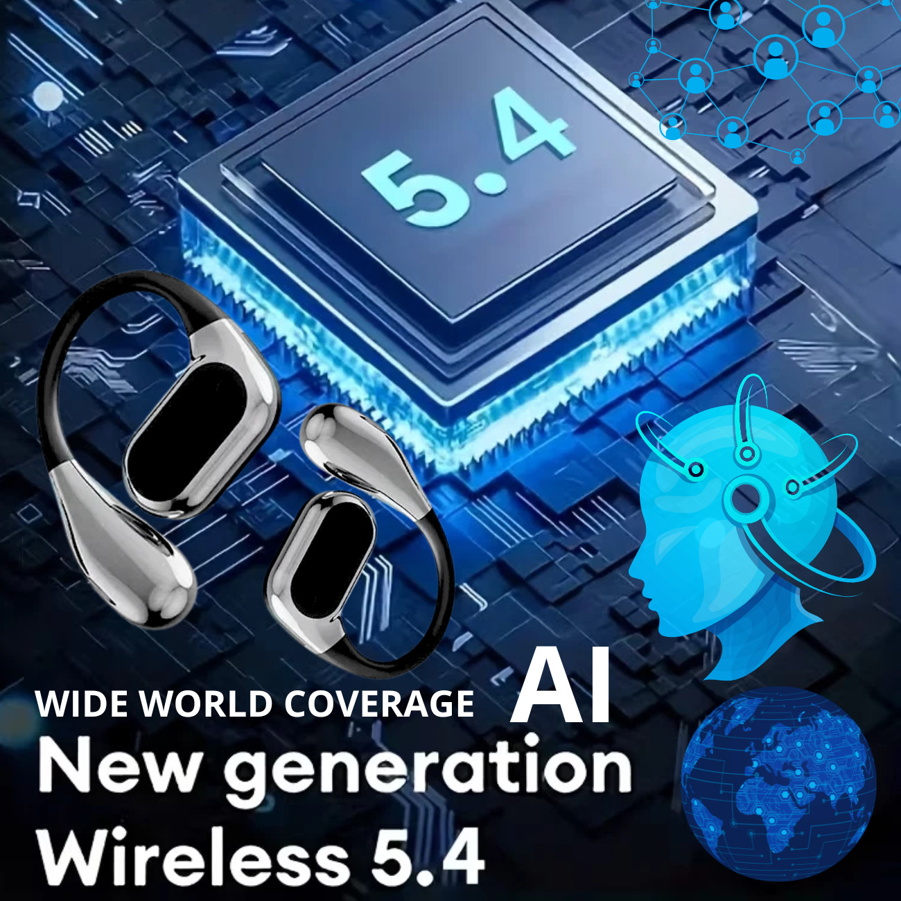 Audífonos traductores en tiempo real 3 en 1 con inteligencia artificial, imagen 4