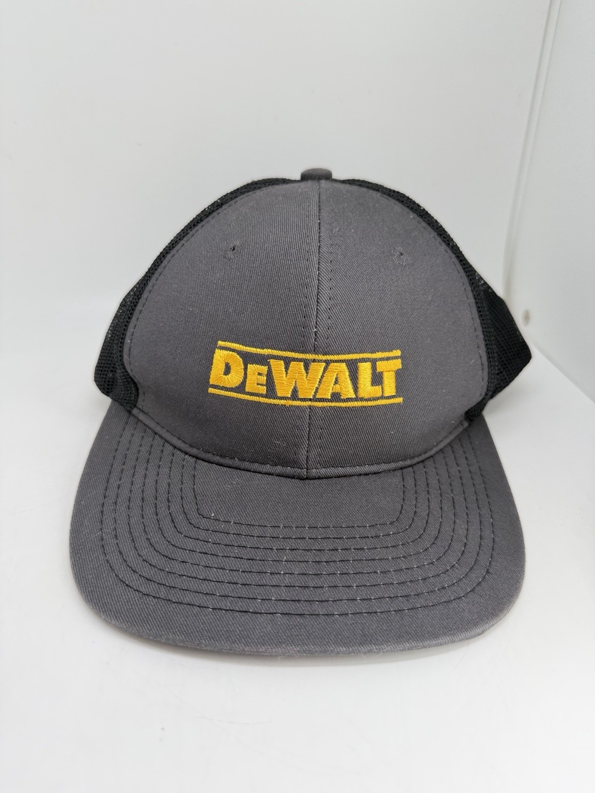 Dewalt Gray Ball Cap Hat Adjustable - image 1