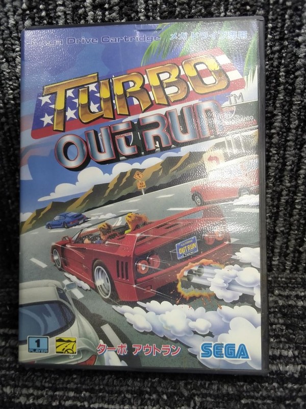 Sega Turbo OutRun Mega Drive Used Retro Racing Game