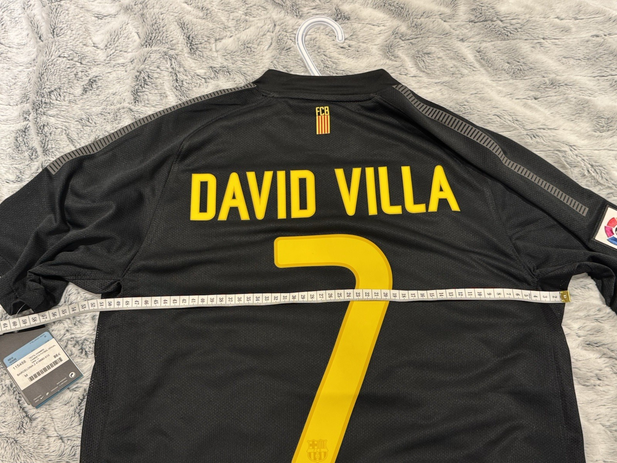 正規品・美品】バルセロナ 11-12 VILLA #7 M オーセンティック 正規品