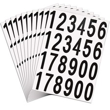 2" 240 PCS Self Adhesive Vinyl Numbers, Mailbox Numbers, Address Signs