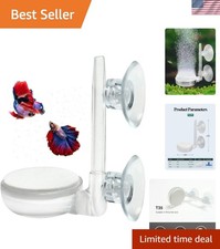 1.4-Inch Silent Aquarium Air Stone Kit with Adjustable Control Valve - 15G