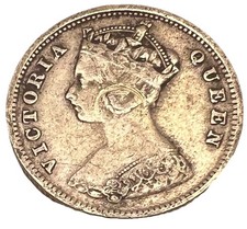 1901 🇭🇰 Hong Kong 10 Cents  Silver Coin - Combined Shipping - Lot C94i
