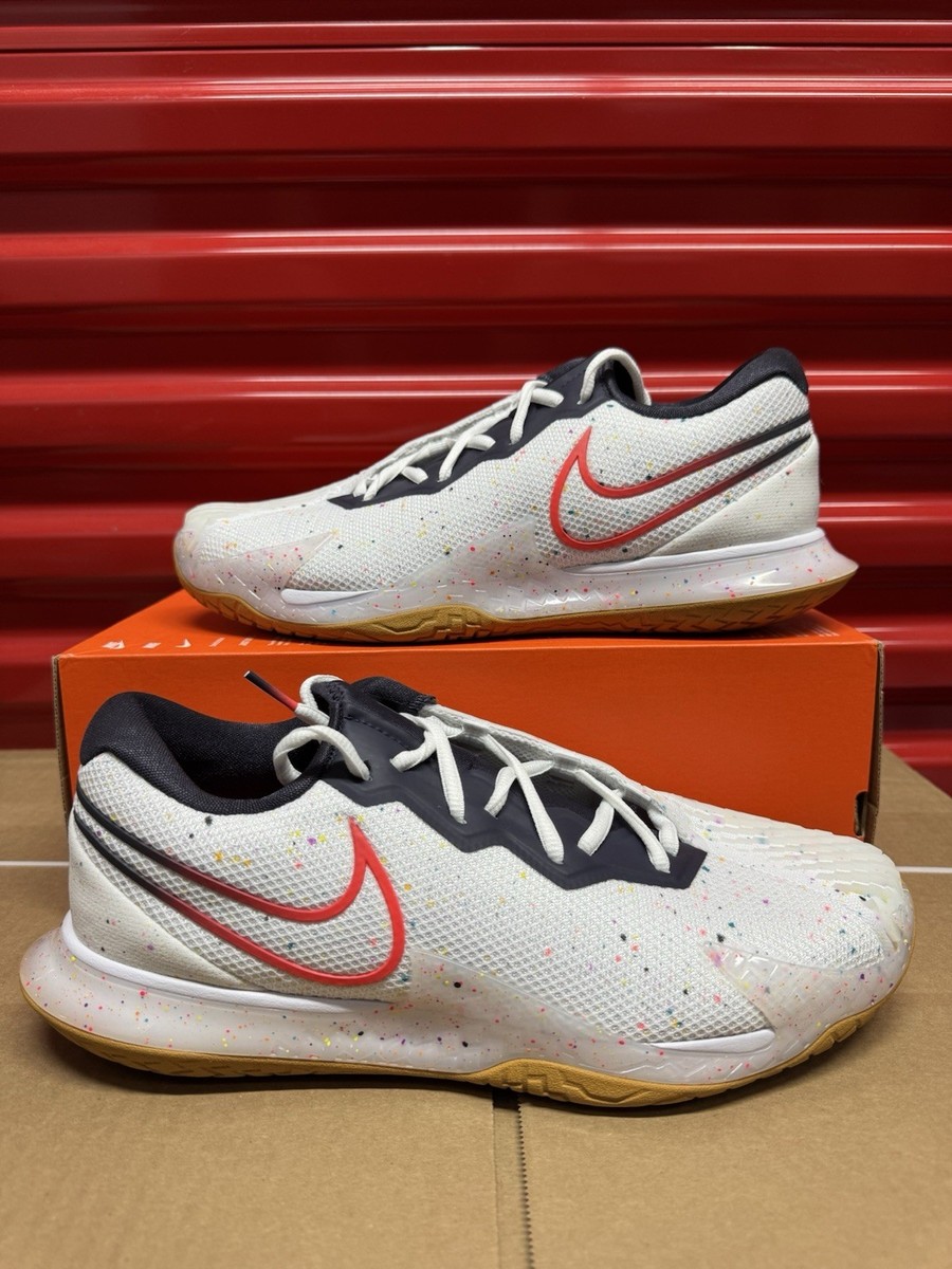 Size 11 - NikeCourt Air Zoom Vapor Cage 4 White Gridiron for  display picture 2