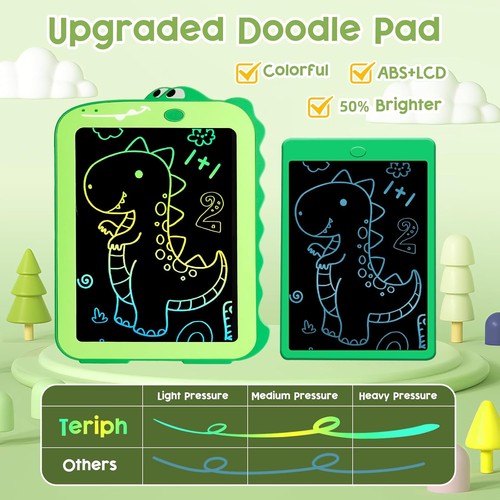 LCD Writing Tablet for Kids, Colorful Toddlers Toys Drawing Board, Educational K - Picture 7 of 11