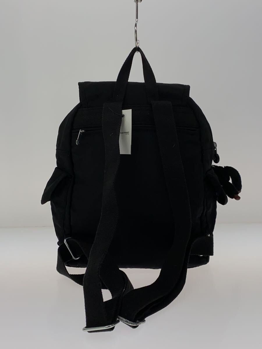 Kipling Backpack, Polyester, Black, Solid Color, … - image 3